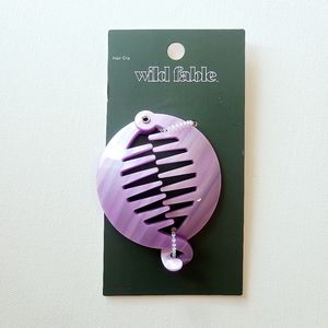 Wild Fable Purple Hair Clip NWT